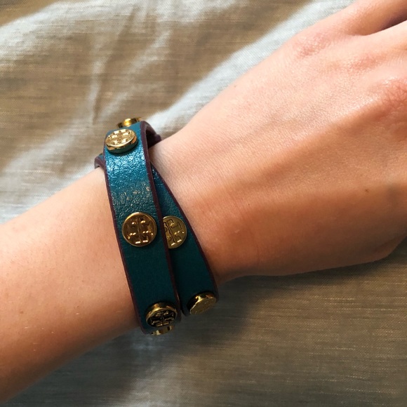 Tory Burch Jewelry - Tory Burch leather wrap bracelet